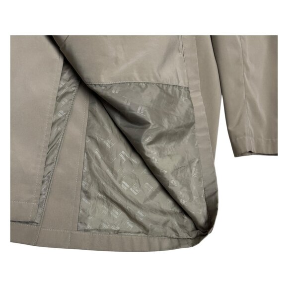 LONDON FOG Designer Business Casual Rain Trench Coat Jacket Mens 40S Medium - Picture 3 of 5